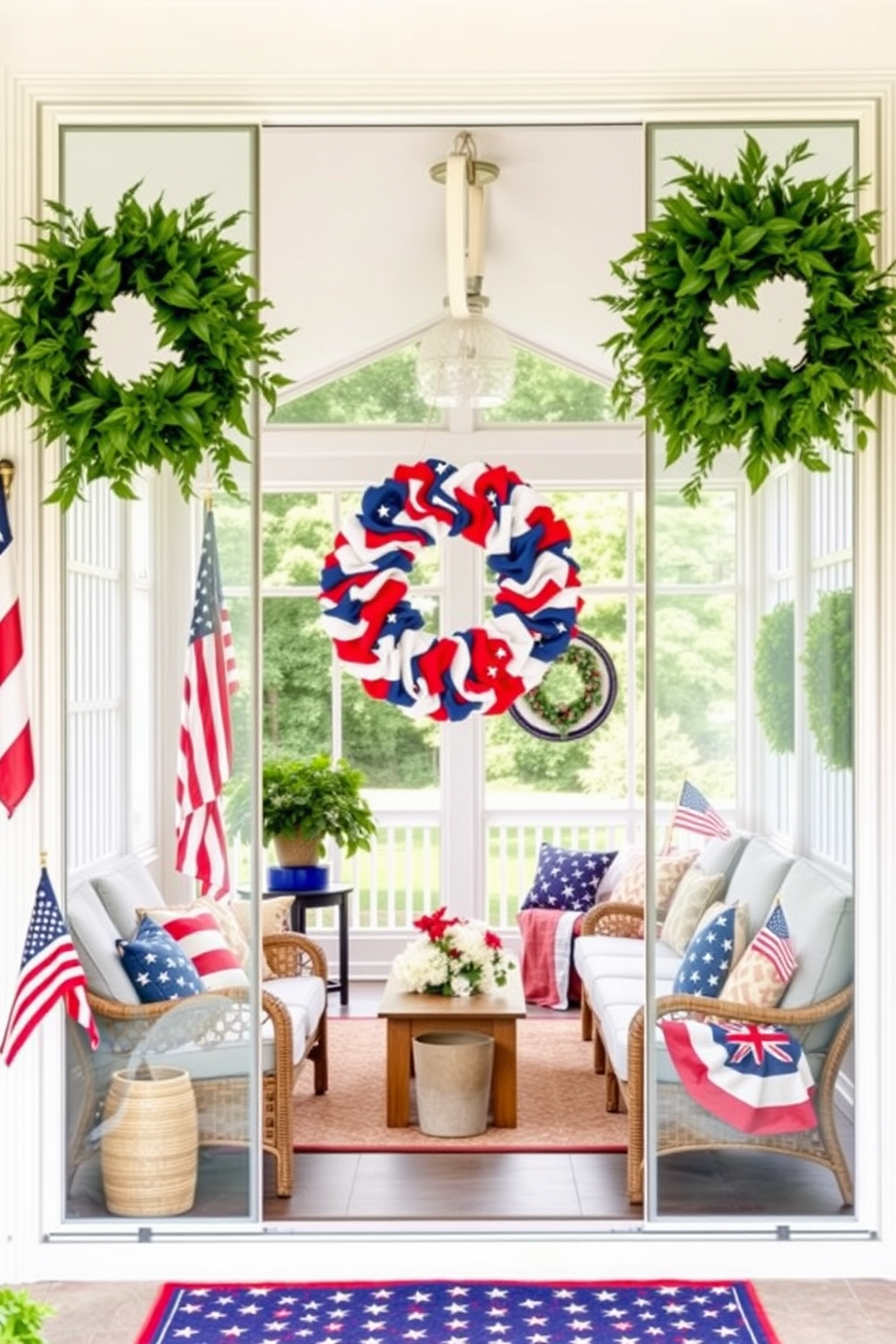 Independence Day Sunroom Decorating Ideas 12