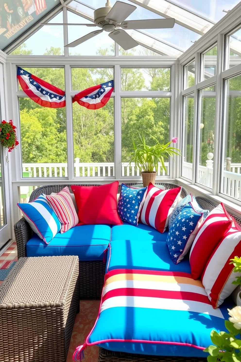 Independence Day Sunroom Decorating Ideas 16