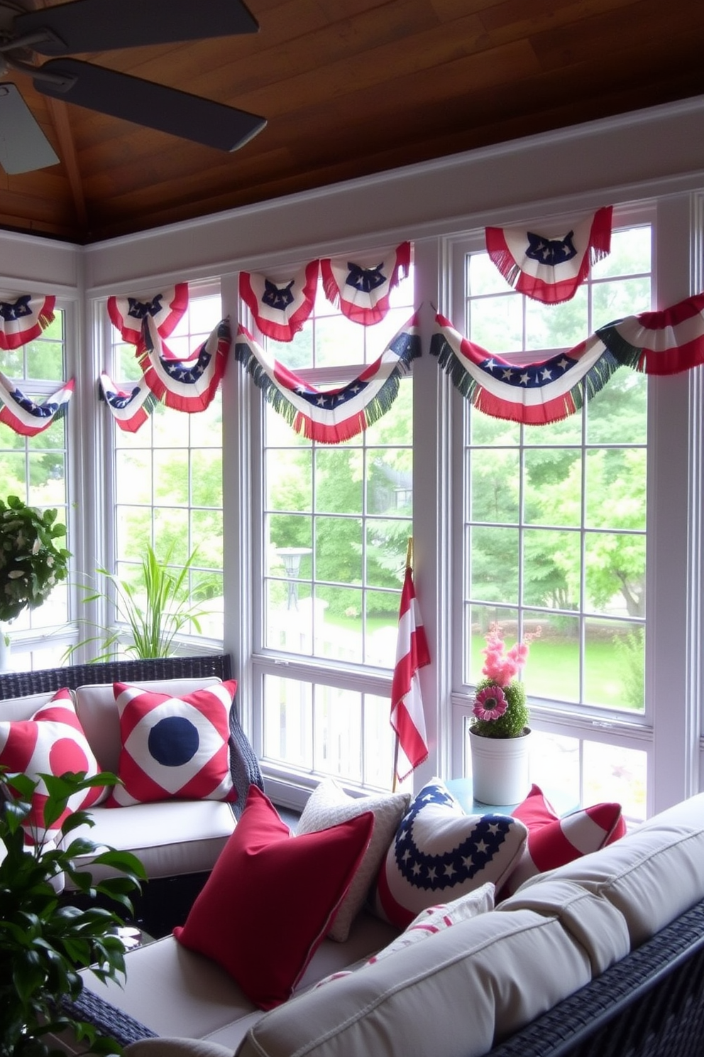 Independence Day Sunroom Decorating Ideas 2