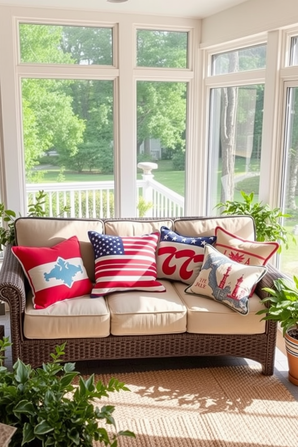 Independence Day Sunroom Decorating Ideas 20