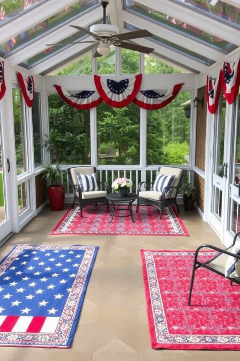 Independence Day Sunroom Decorating Ideas 26