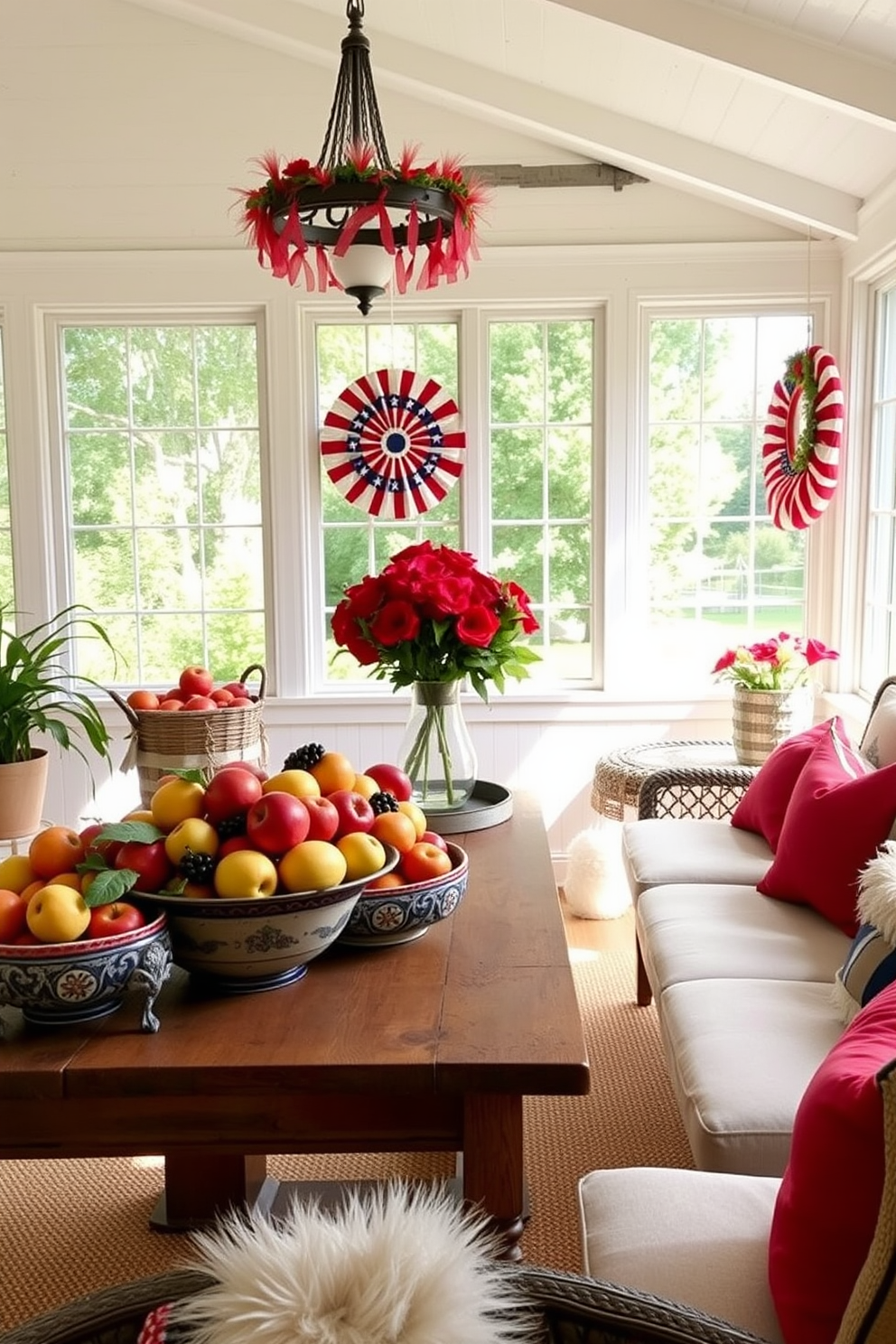 Independence Day Sunroom Decorating Ideas 29