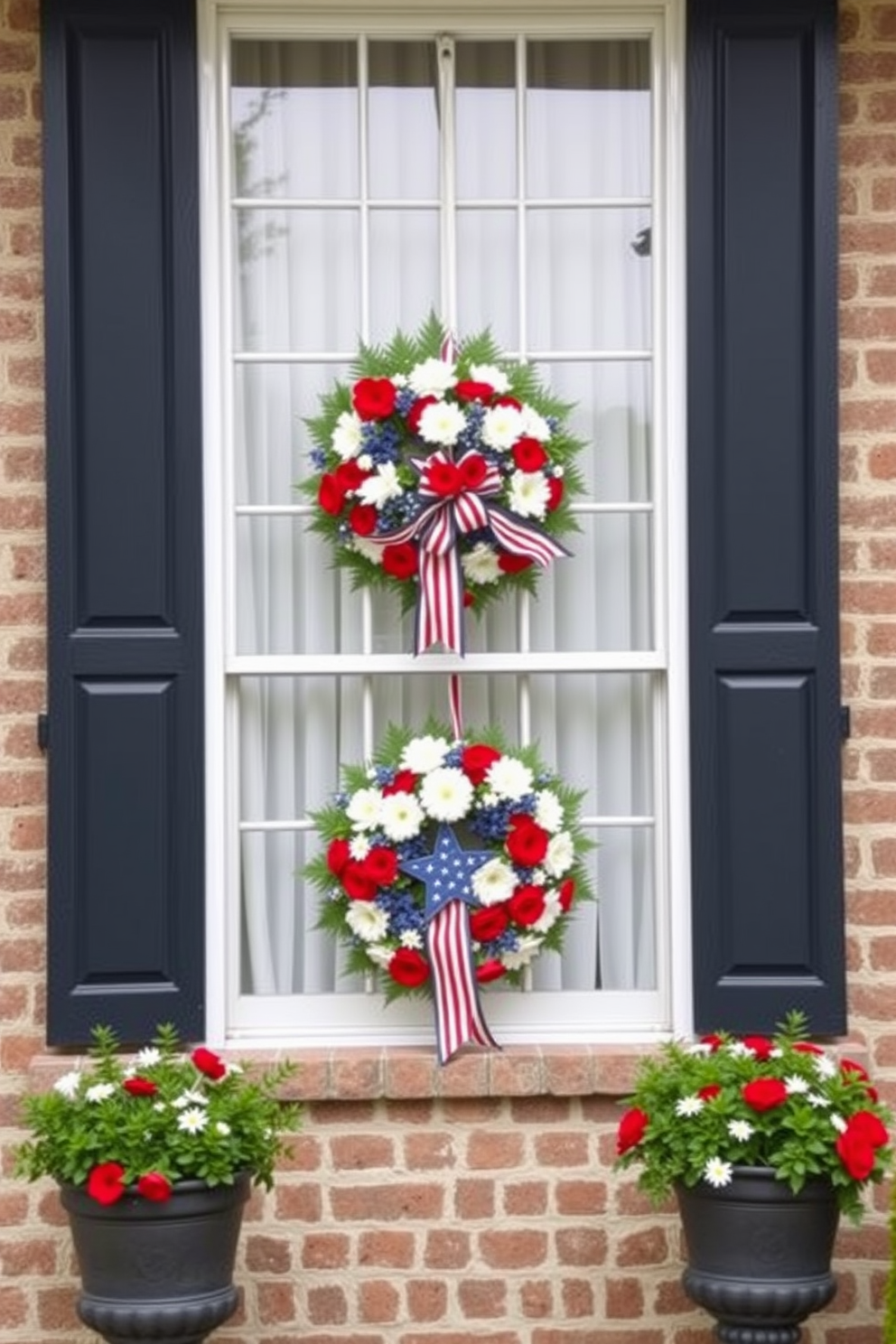 Independence Day Window Decorating Ideas 1