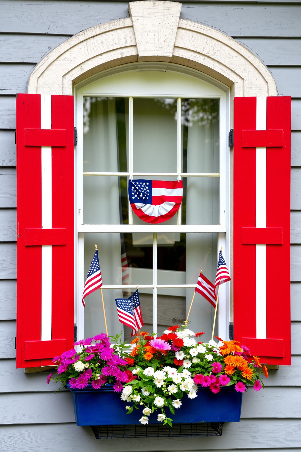 Independence Day Window Decorating Ideas 14