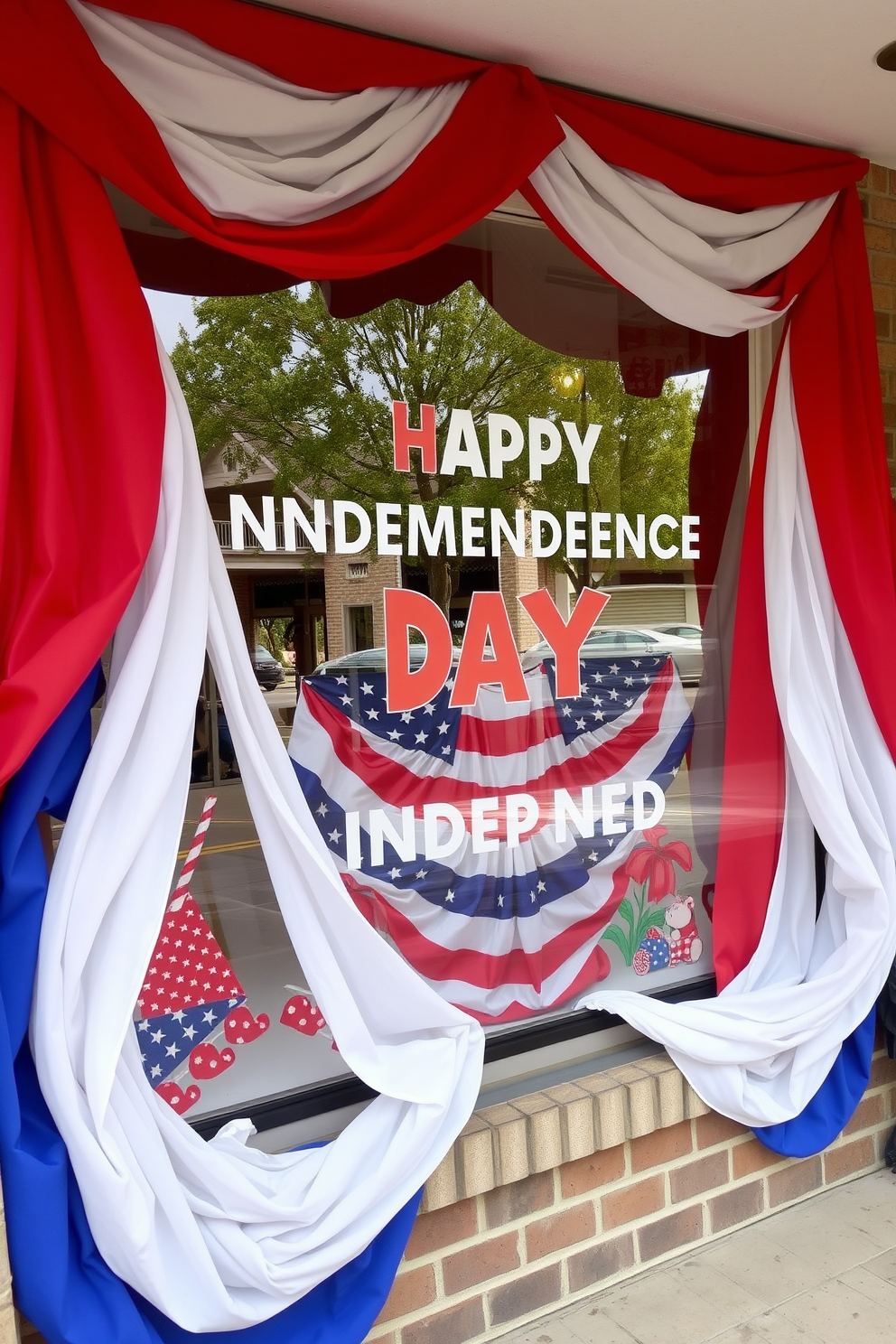 Independence Day Window Decorating Ideas 2