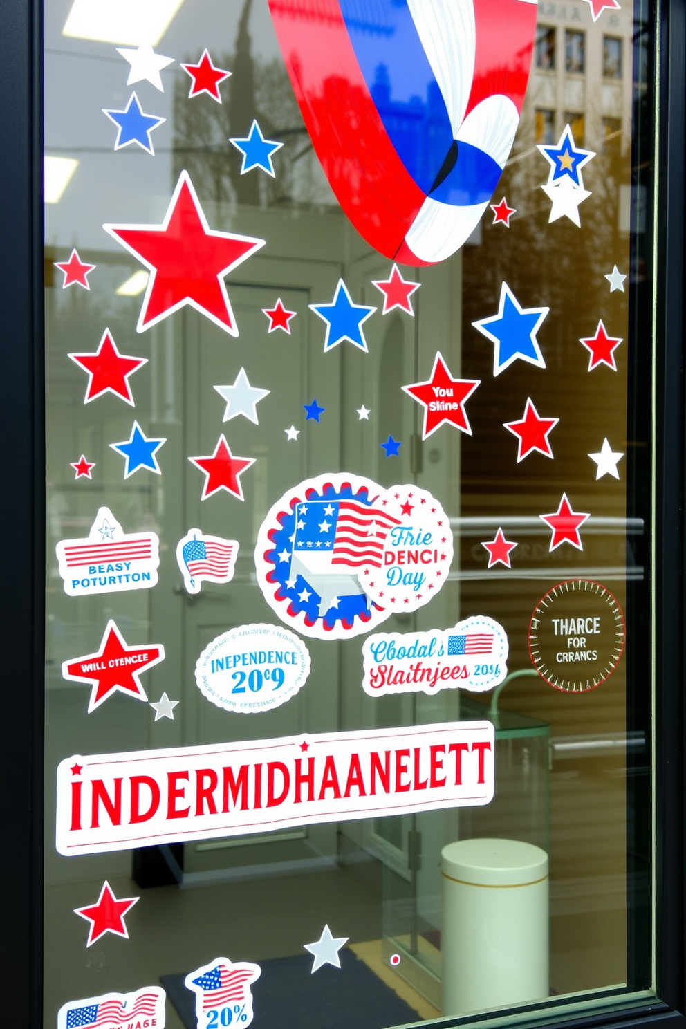 Independence Day Window Decorating Ideas 24