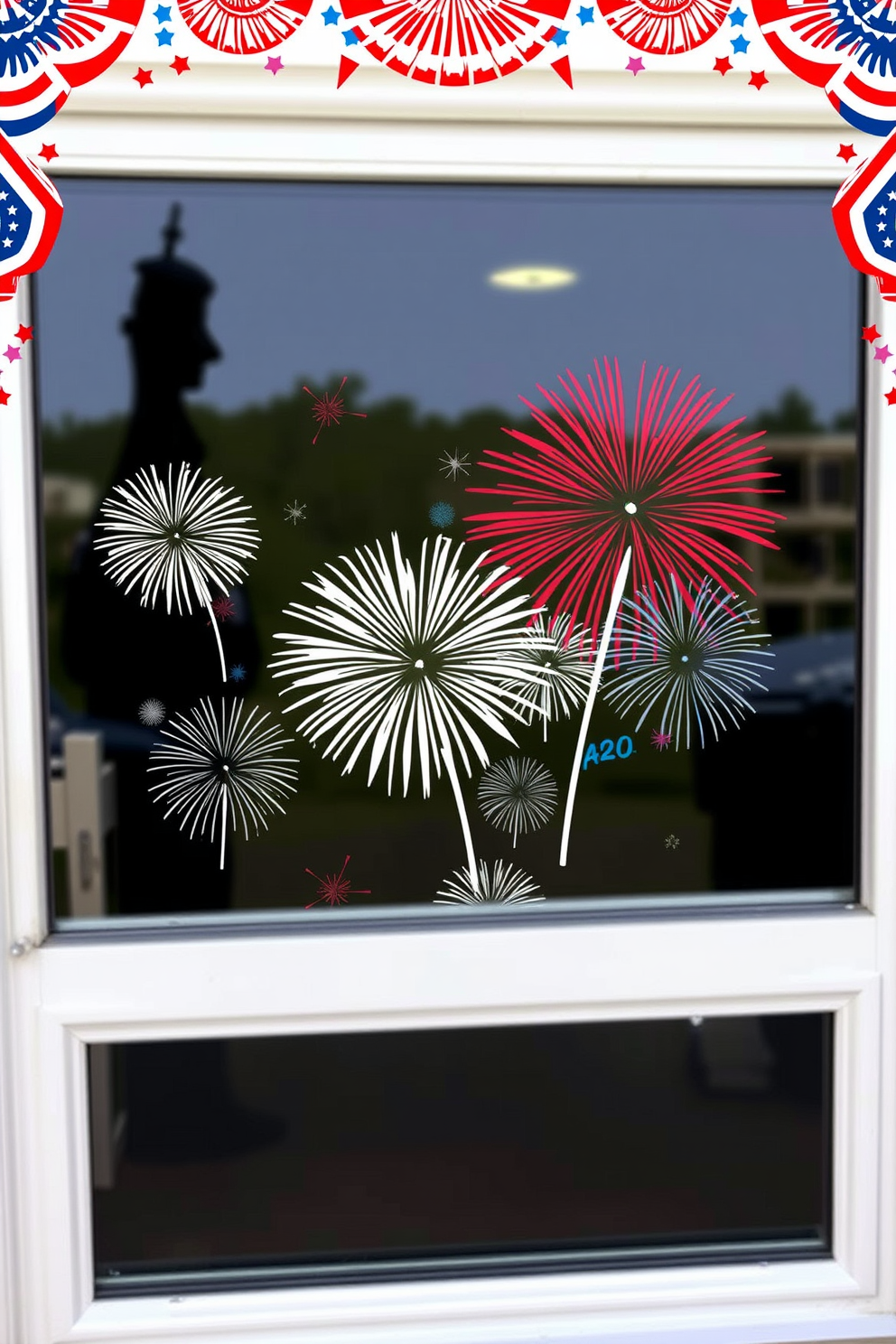 Independence Day Window Decorating Ideas 27