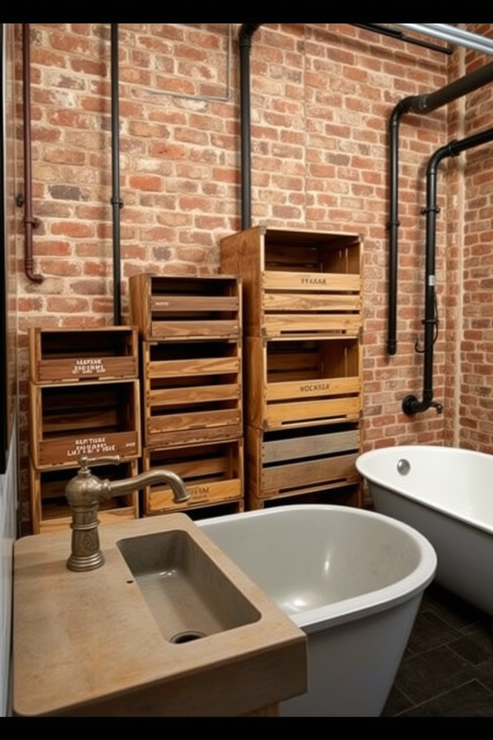 Industrial Bathroom Design Ideas 21