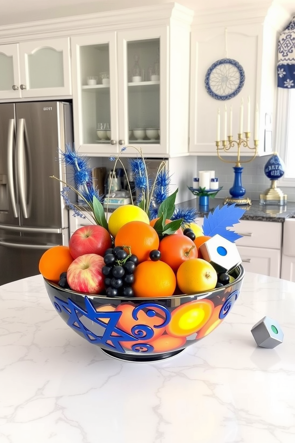 Kitchen Hanukkah Decorating Ideas 15