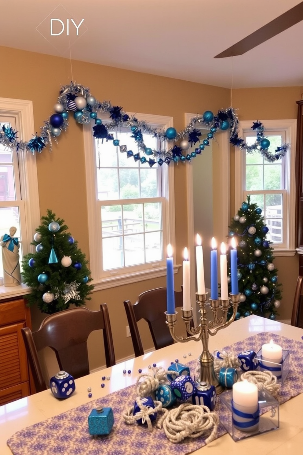 Kitchen Hanukkah Decorating Ideas 17