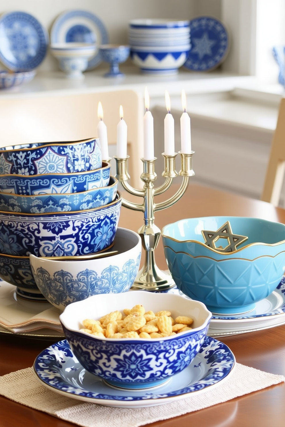 Kitchen Hanukkah Decorating Ideas 20