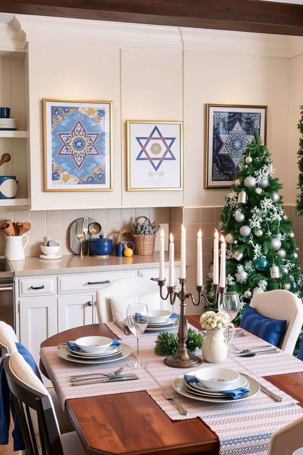 Kitchen Hanukkah Decorating Ideas 22