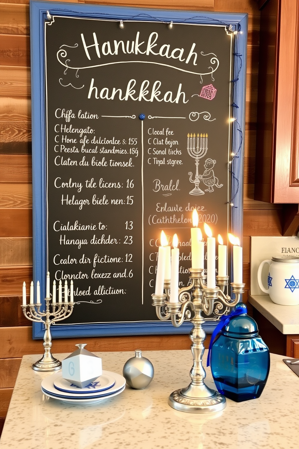 Kitchen Hanukkah Decorating Ideas 25