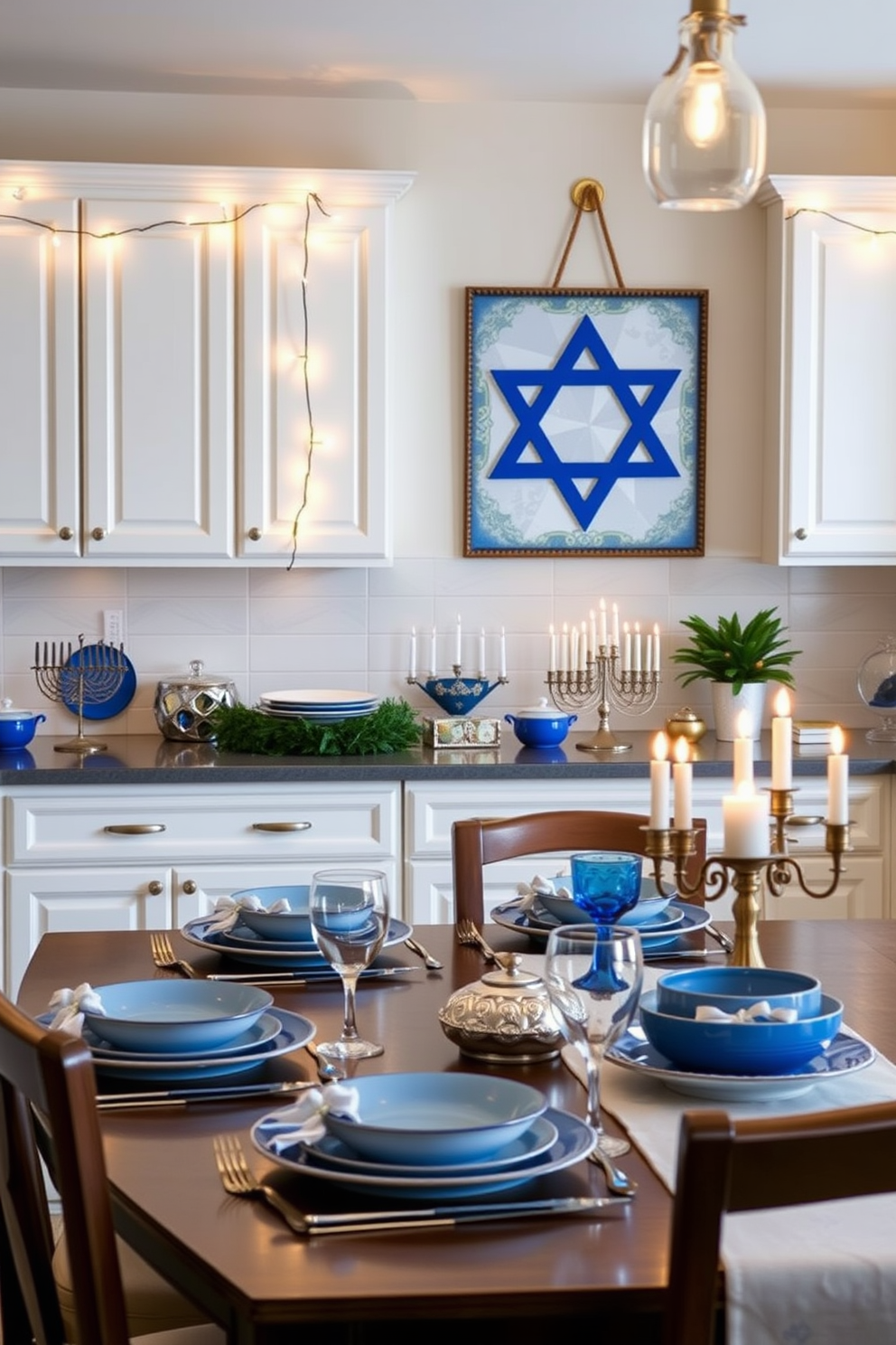 Kitchen Hanukkah Decorating Ideas 7