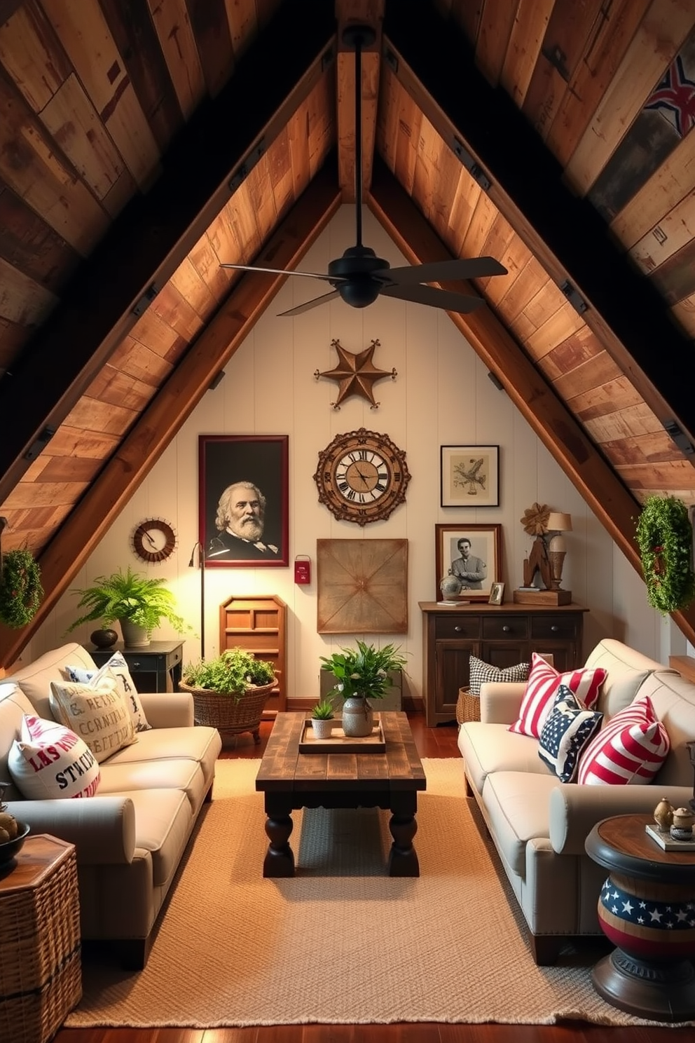 Labor Day Attic Decorating Ideas 30