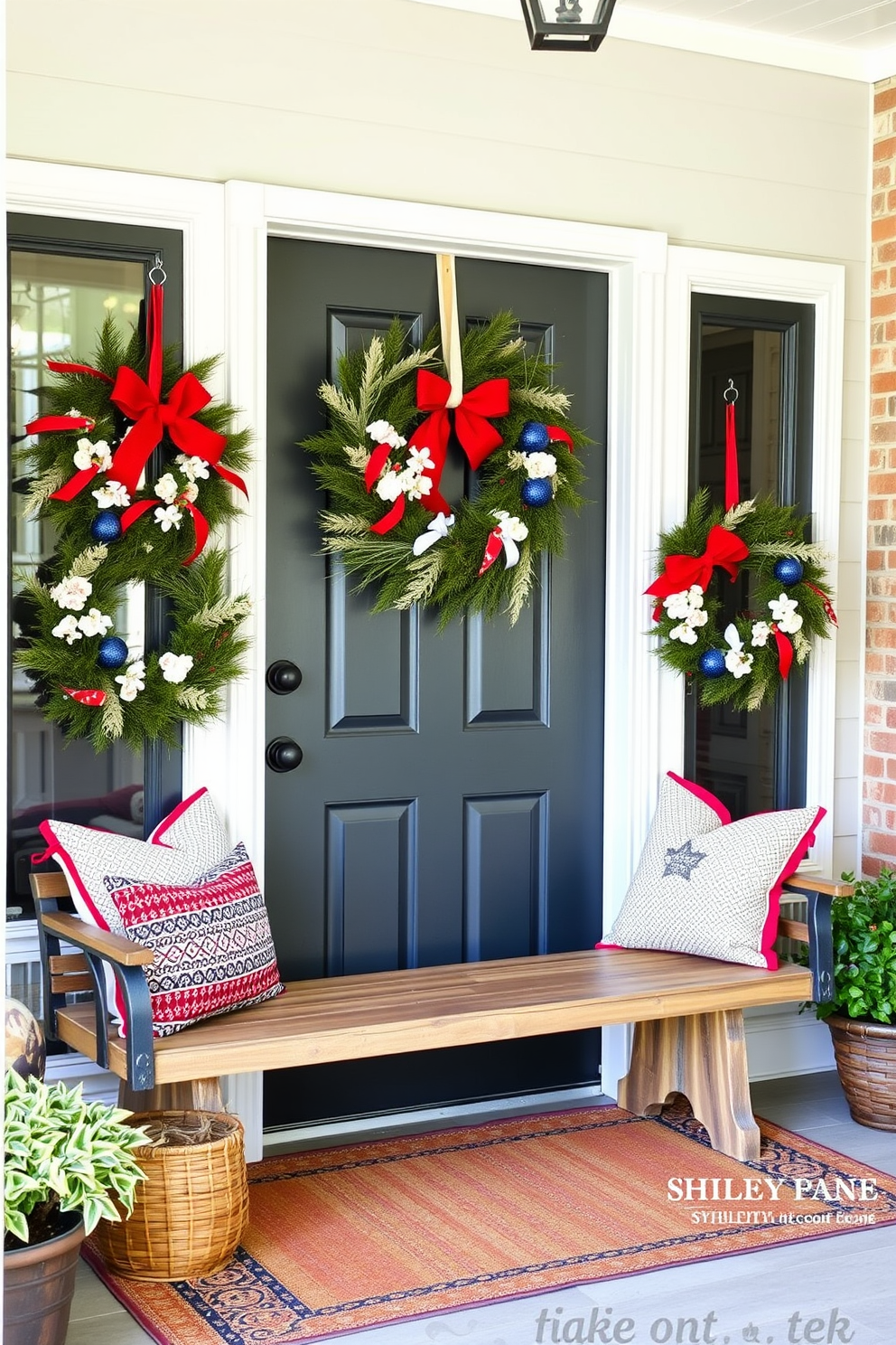 Labor Day Entryway Decorating Ideas 1