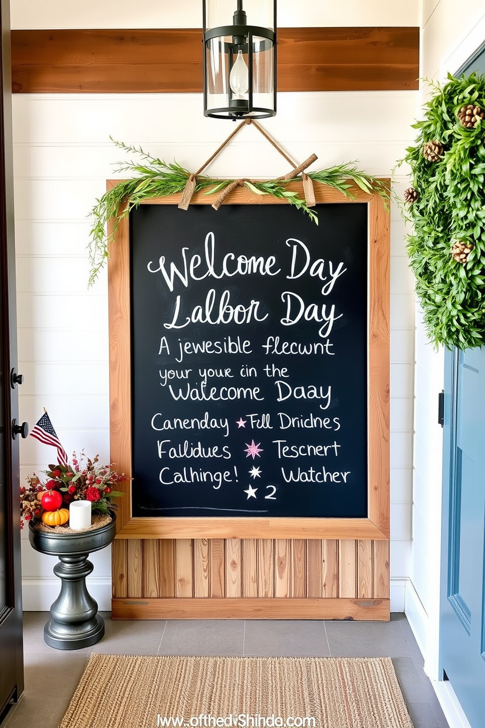 Labor Day Entryway Decorating Ideas 16