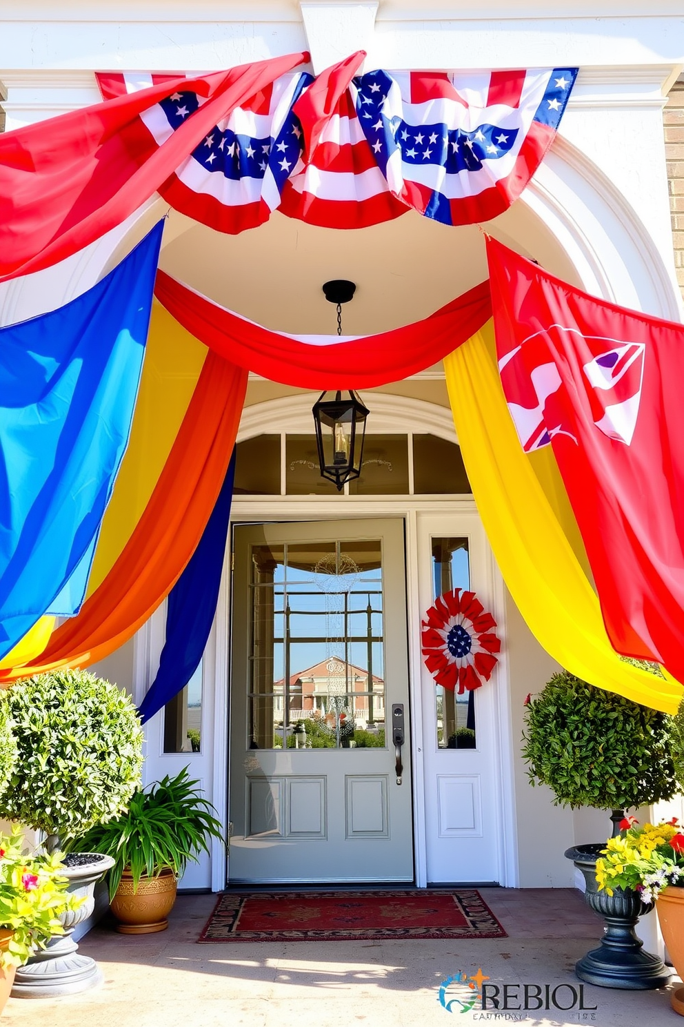 Labor Day Entryway Decorating Ideas 2