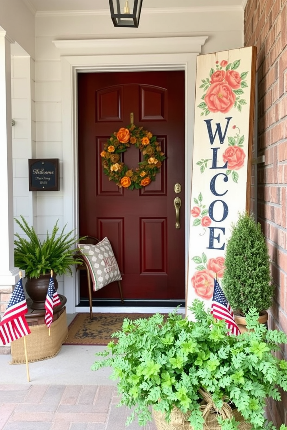 Labor Day Entryway Decorating Ideas 26