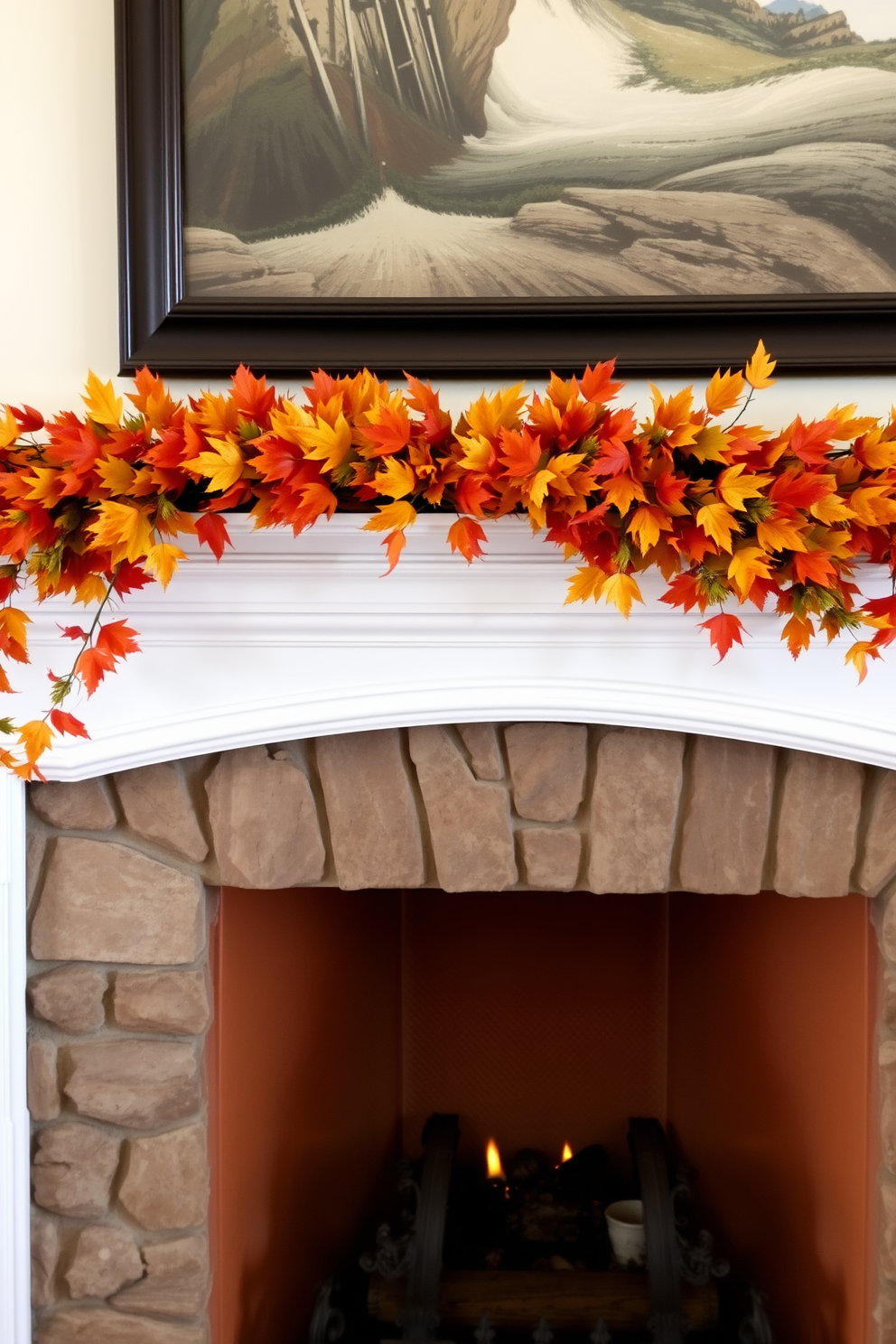 Labor Day Fireplace Decorating Ideas 11