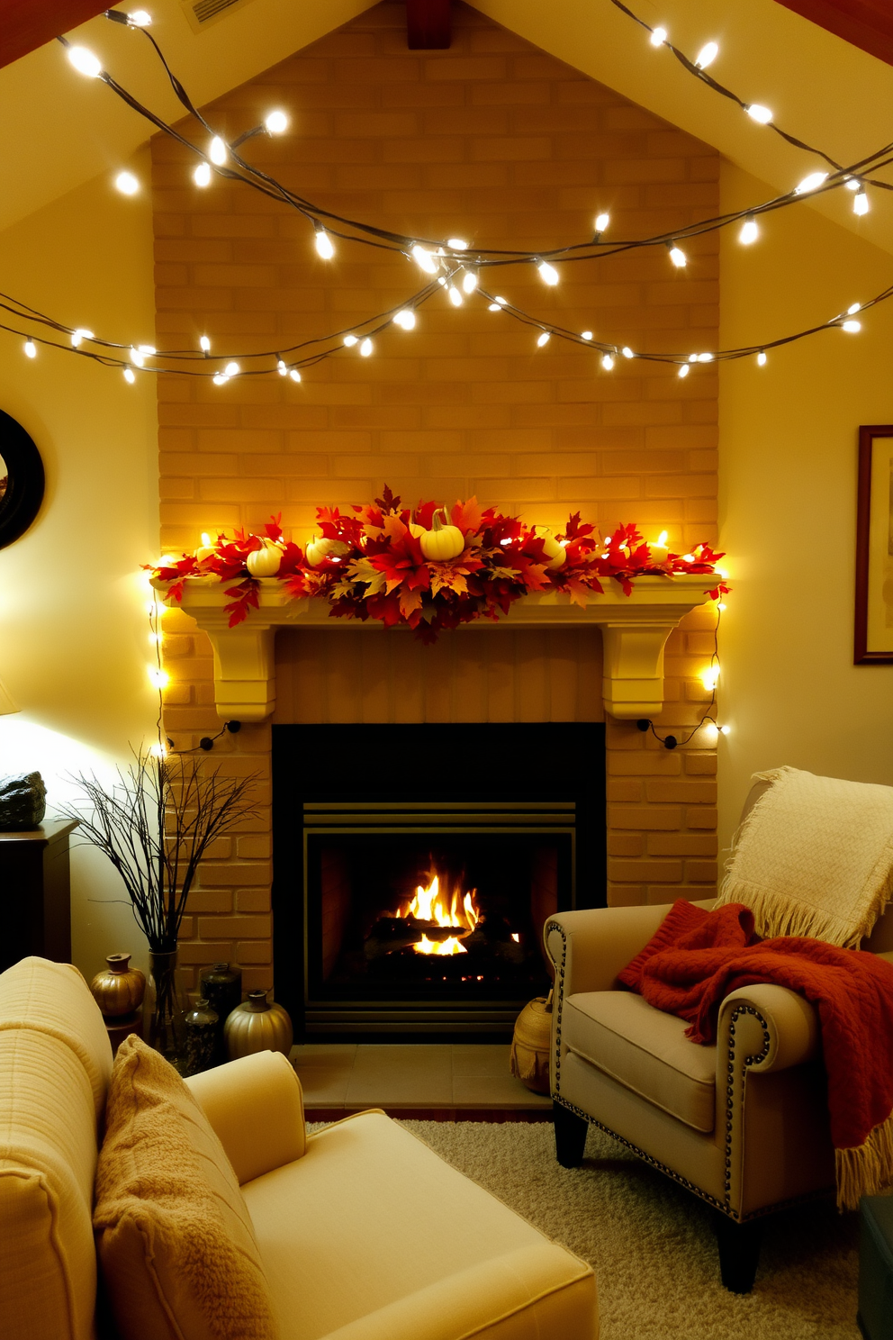 Labor Day Fireplace Decorating Ideas 22