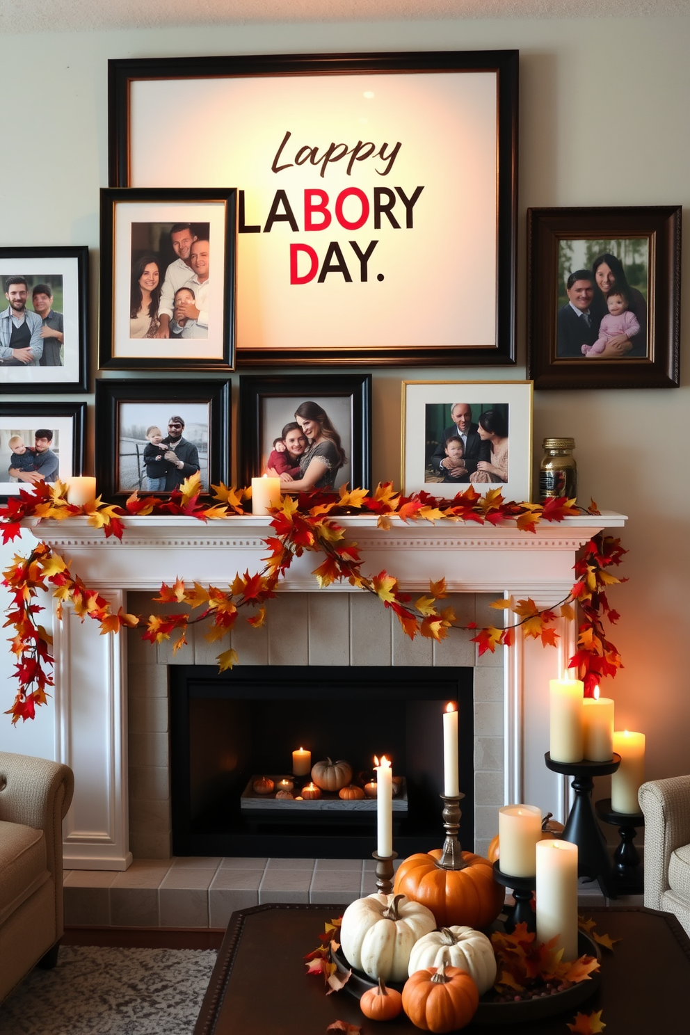 Labor Day Fireplace Decorating Ideas 6