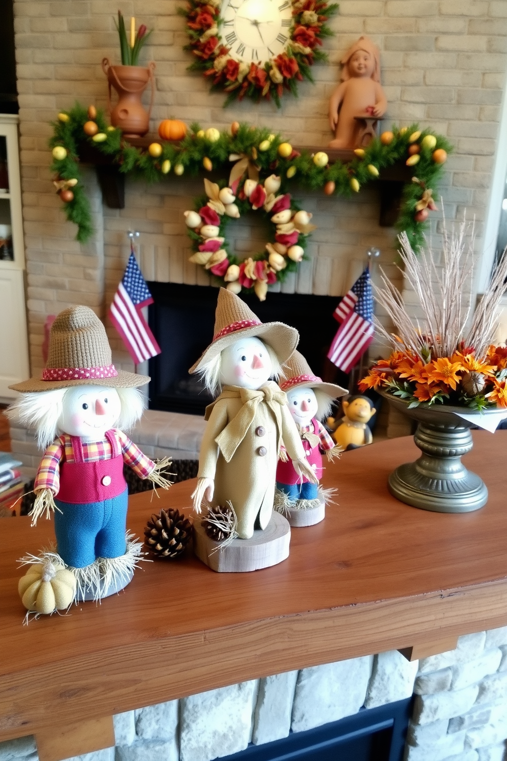 Labor Day Fireplace Decorating Ideas 8