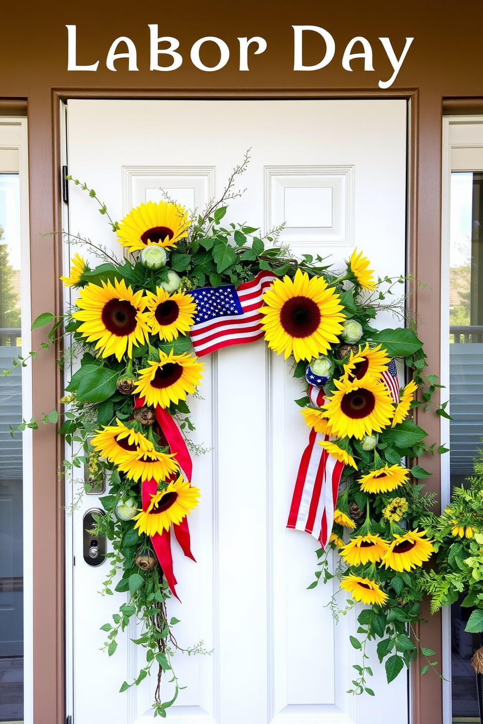 Labor Day Front Door Decorating Ideas 11