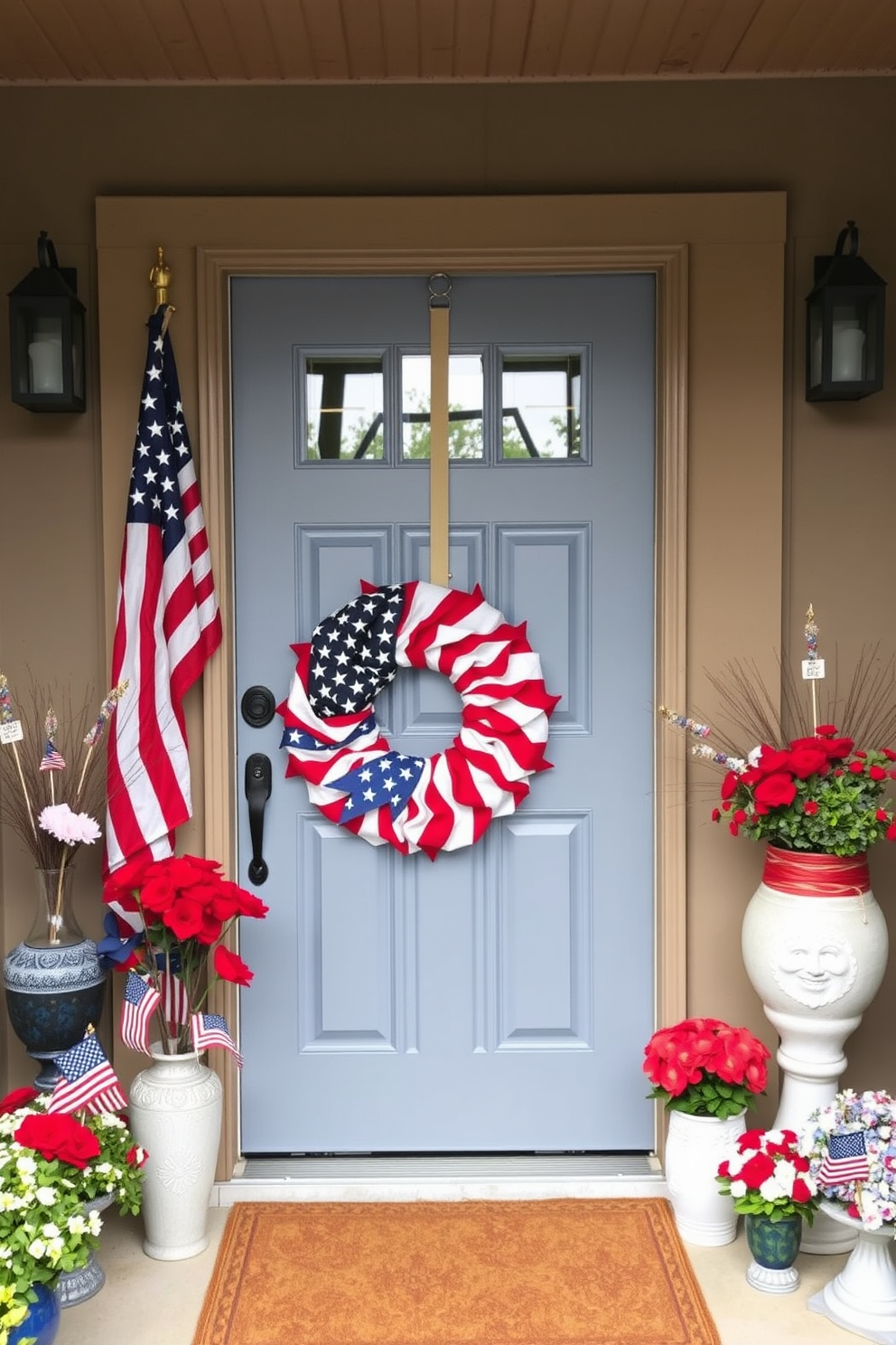 Labor Day Front Door Decorating Ideas 16