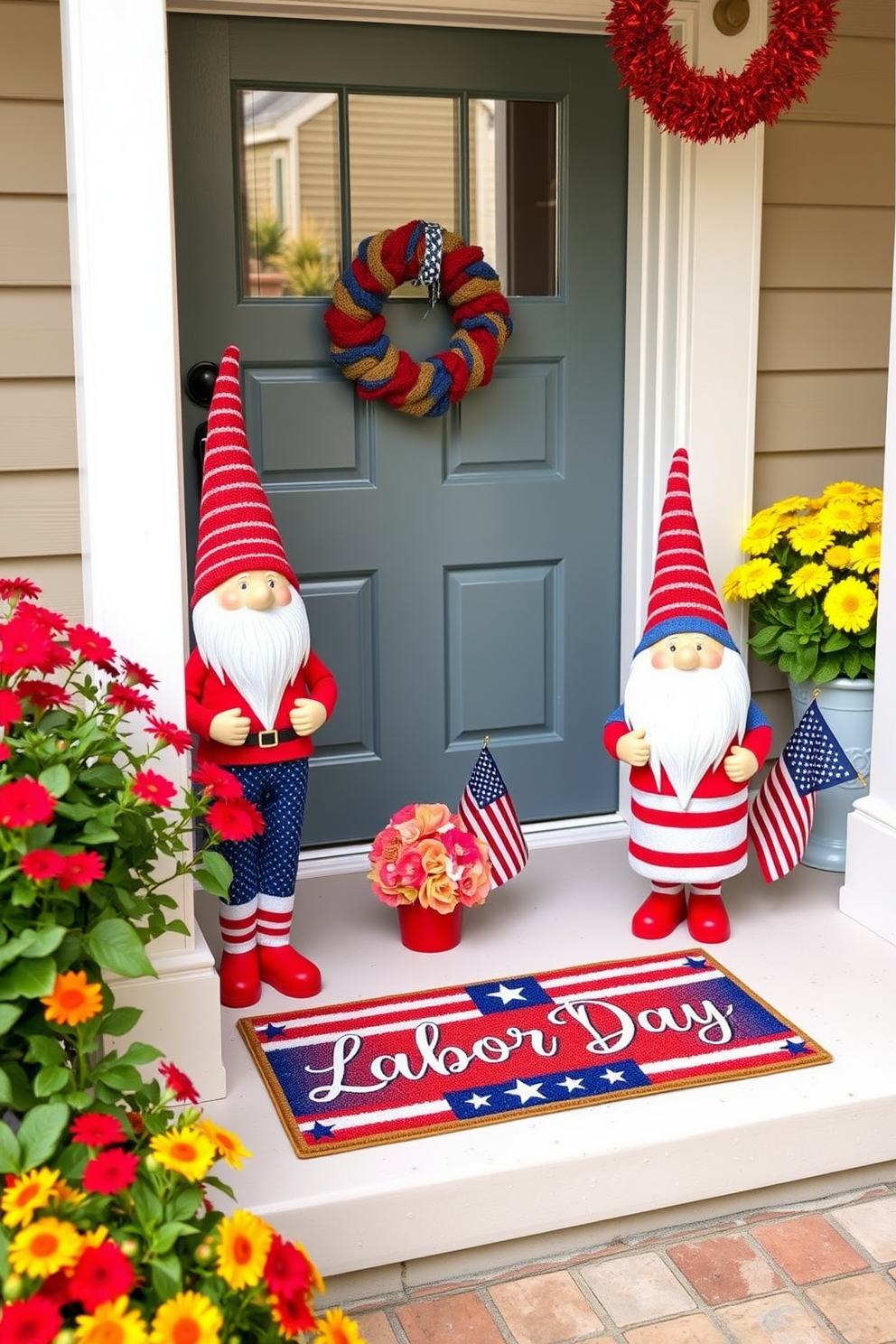 Labor Day Front Door Decorating Ideas 23