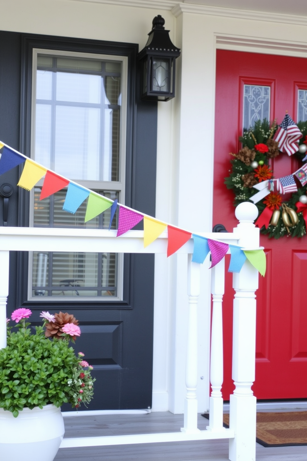 Labor Day Front Door Decorating Ideas 26