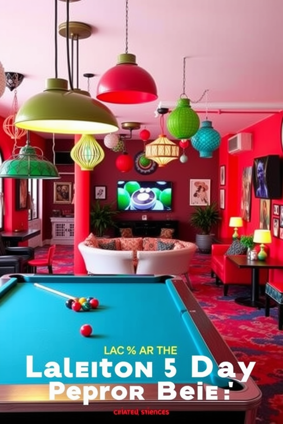 Labor Day Game Room Decorating Ideas 14