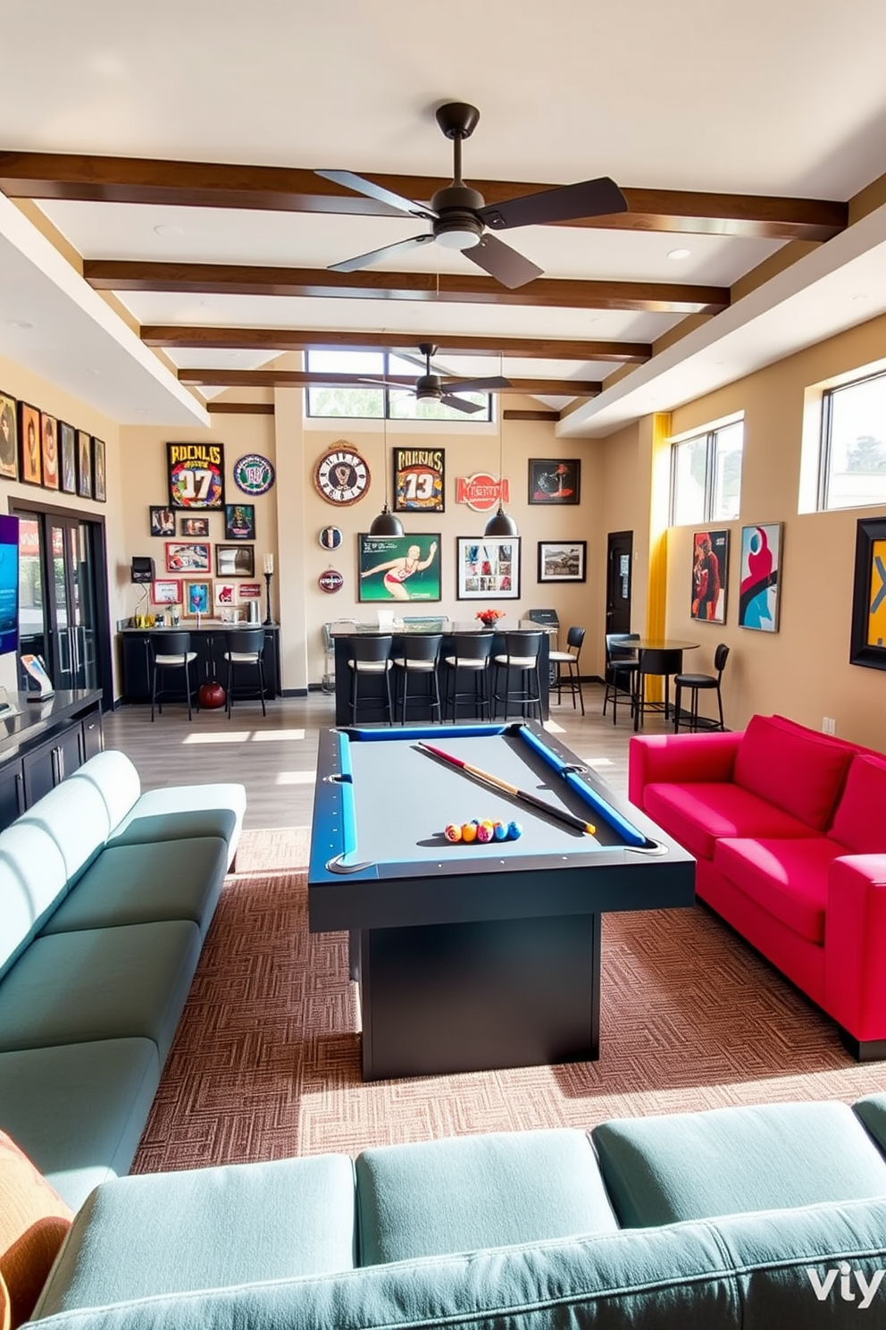 Labor Day Game Room Decorating Ideas 19