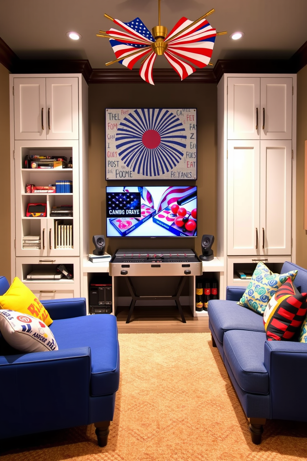 Labor Day Game Room Decorating Ideas 25