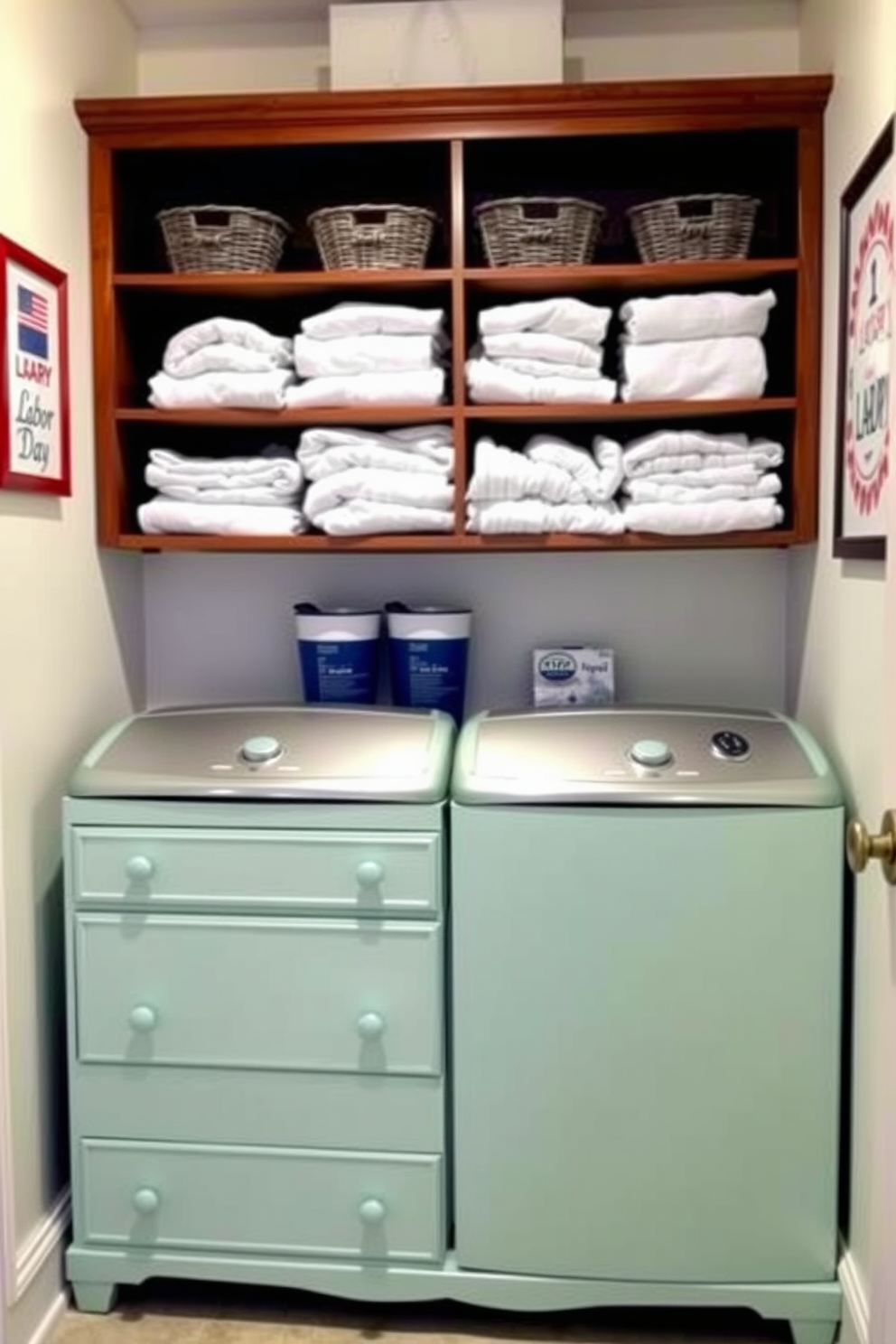 Labor Day Laundry Room Decorating Ideas 21