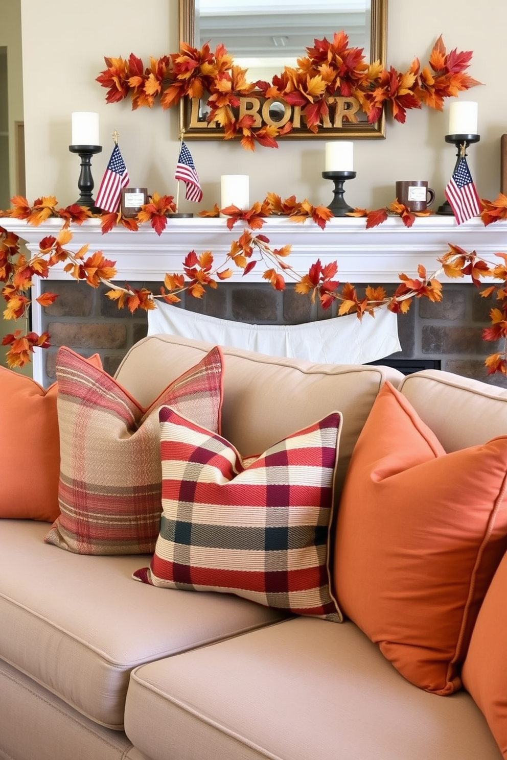 Labor Day Mantel Decorating Ideas 11