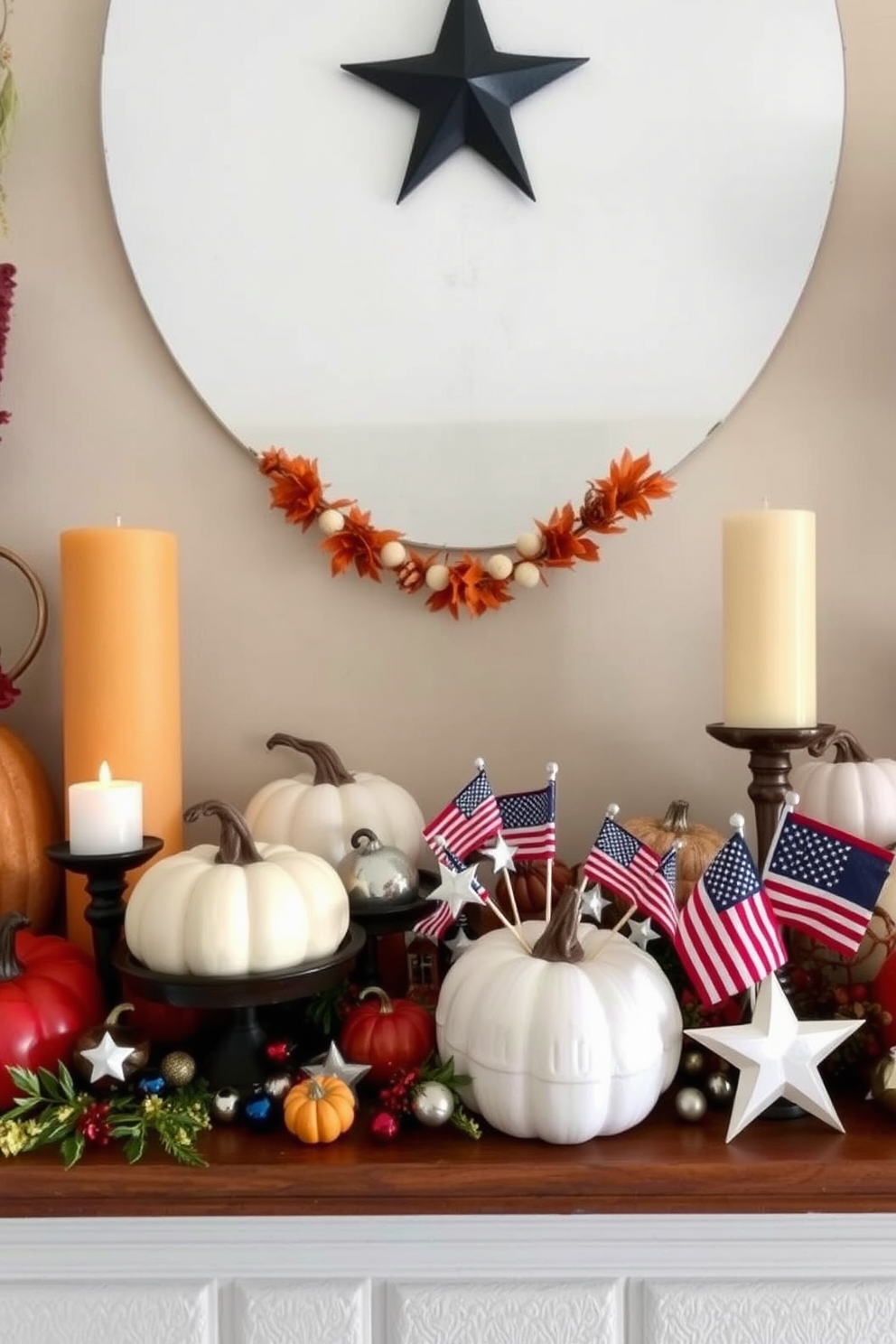 Labor Day Mantel Decorating Ideas 12