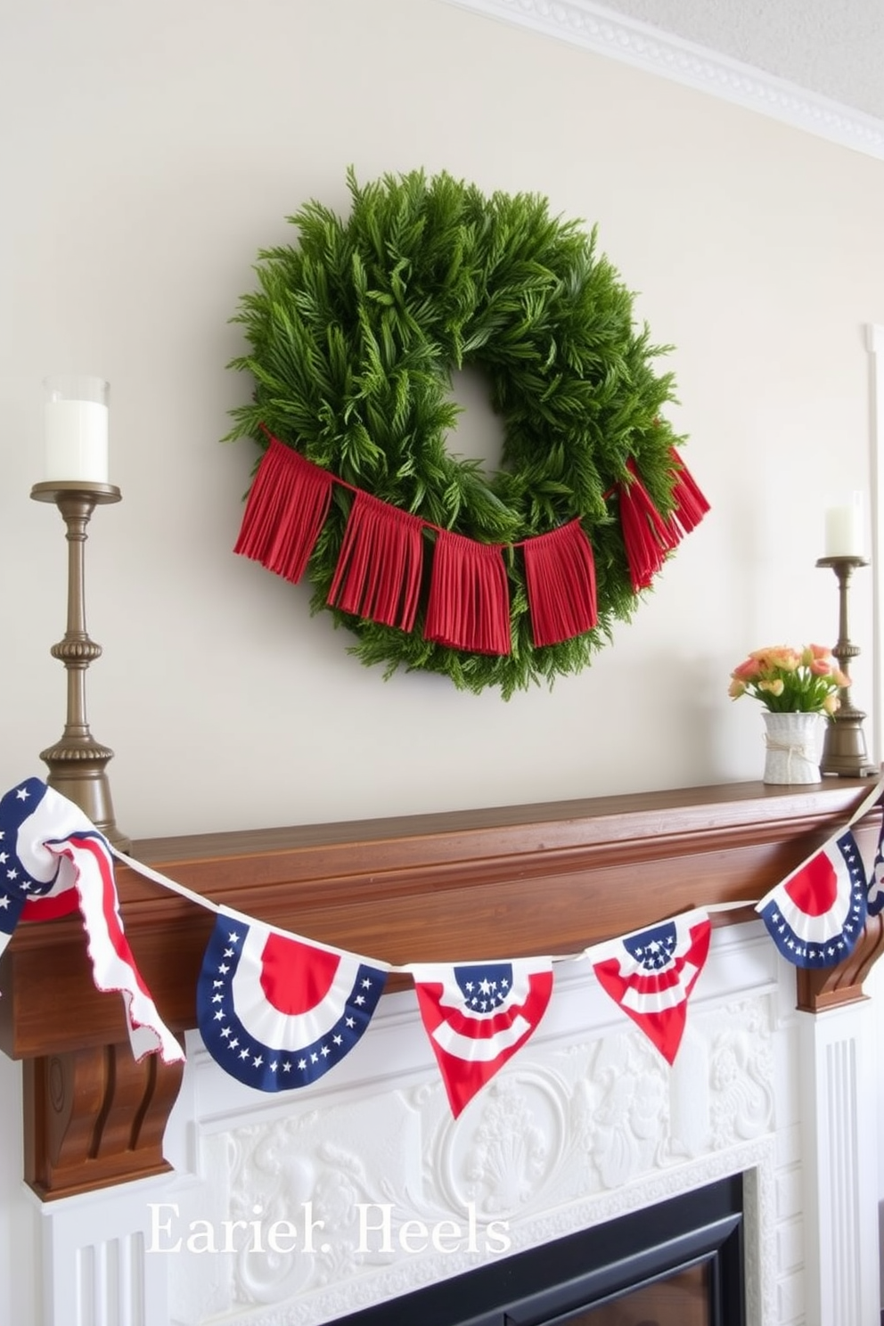 Labor Day Mantel Decorating Ideas 14