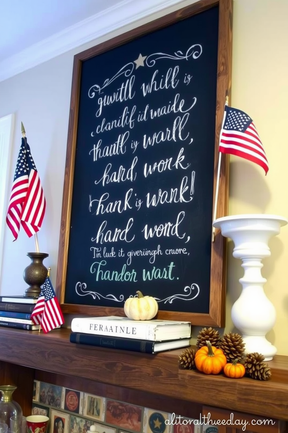 Labor Day Mantel Decorating Ideas 19