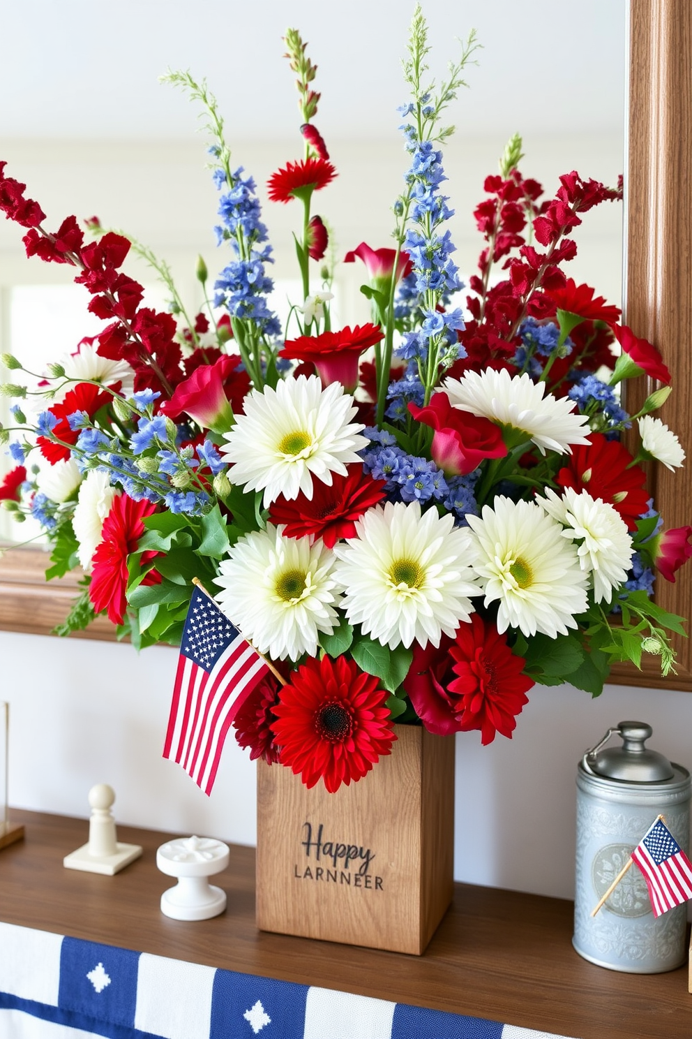 Labor Day Mantel Decorating Ideas 2