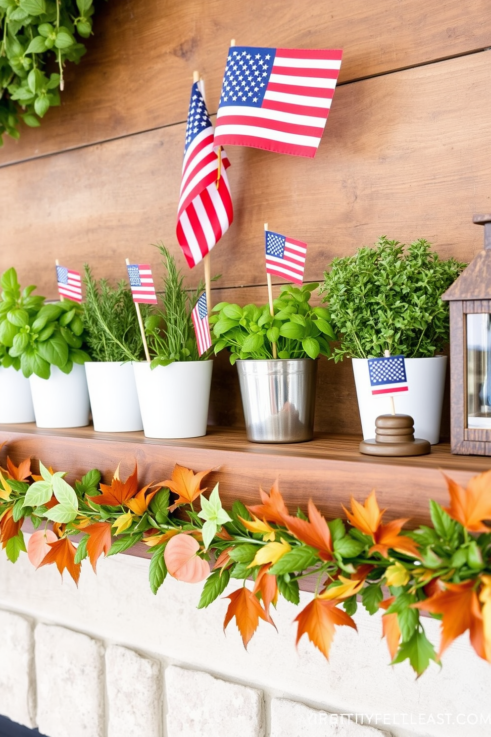 Labor Day Mantel Decorating Ideas 20