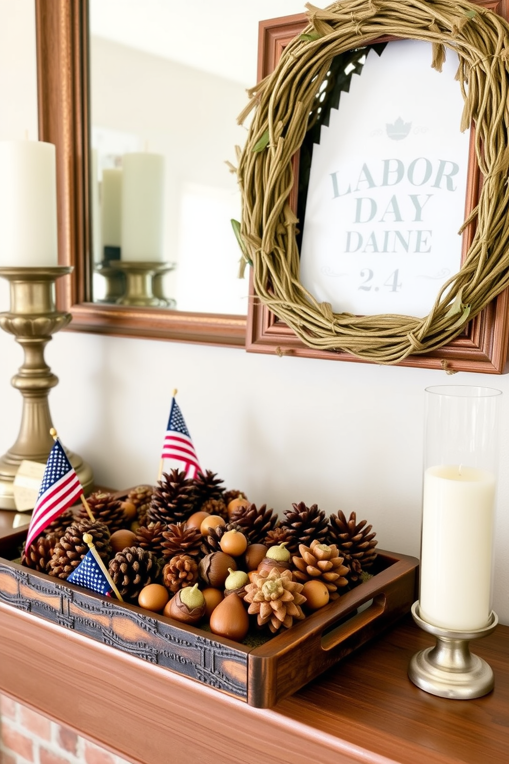 Labor Day Mantel Decorating Ideas 21