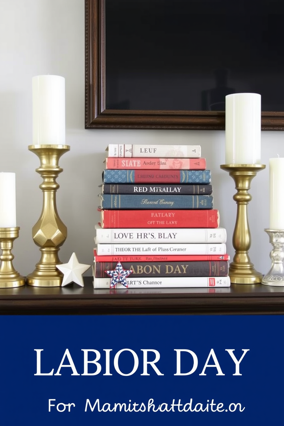 Labor Day Mantel Decorating Ideas 23