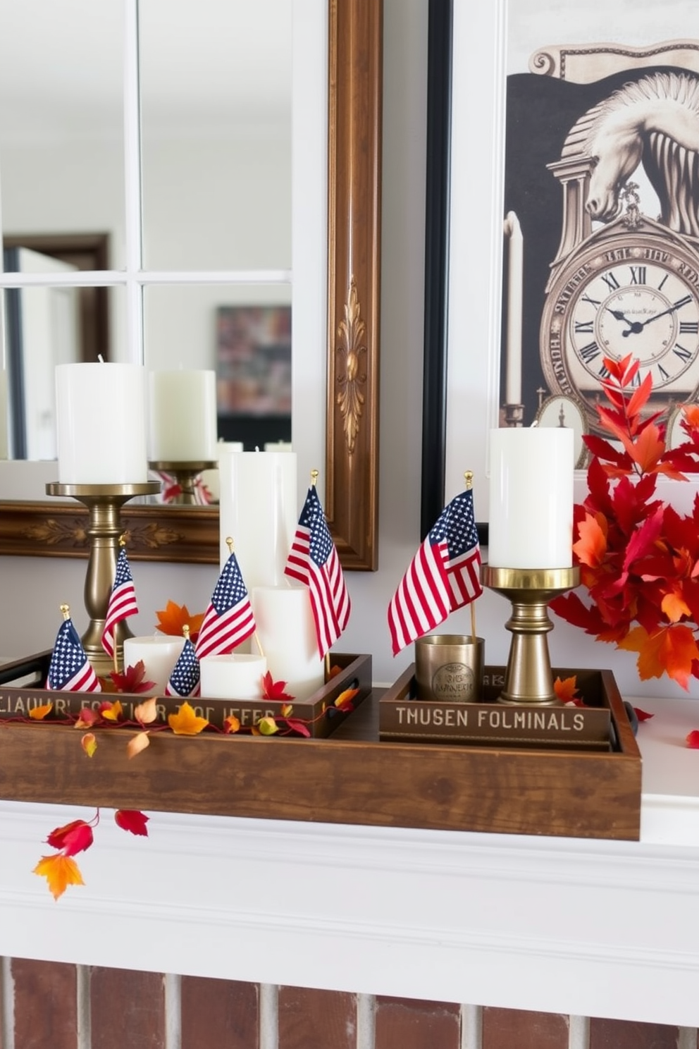 Labor Day Mantel Decorating Ideas 24