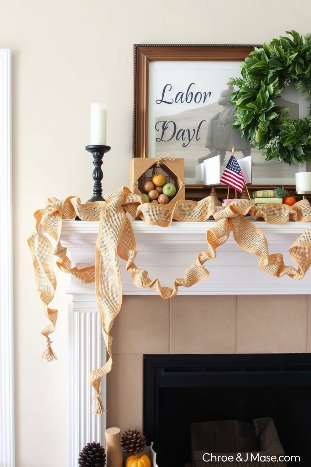 Labor Day Mantel Decorating Ideas 5