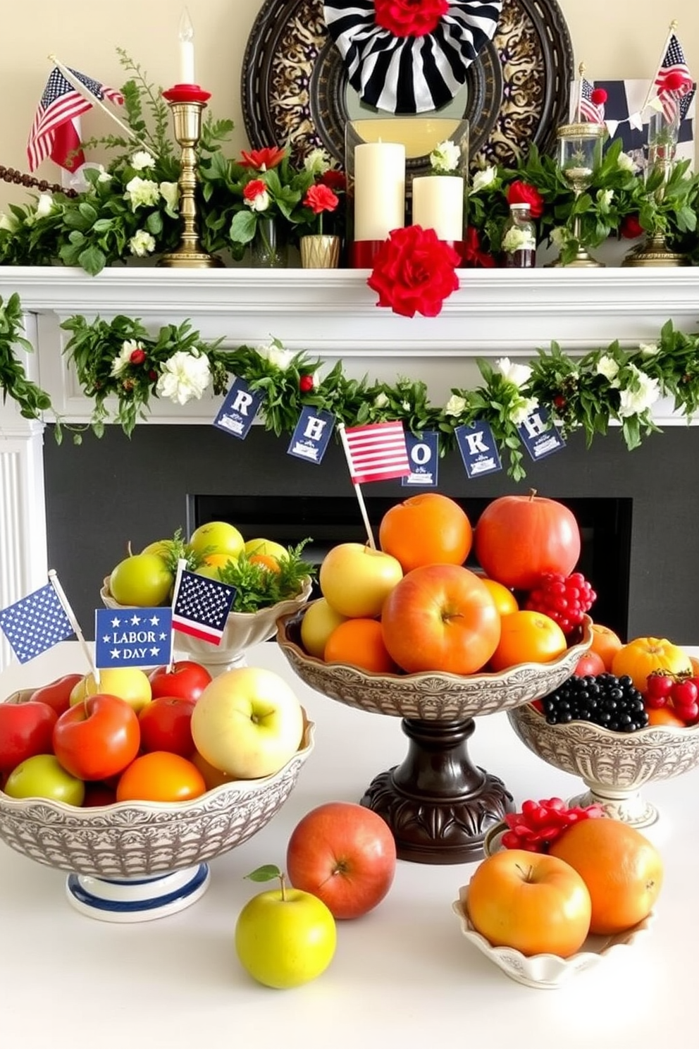 Labor Day Mantel Decorating Ideas 6