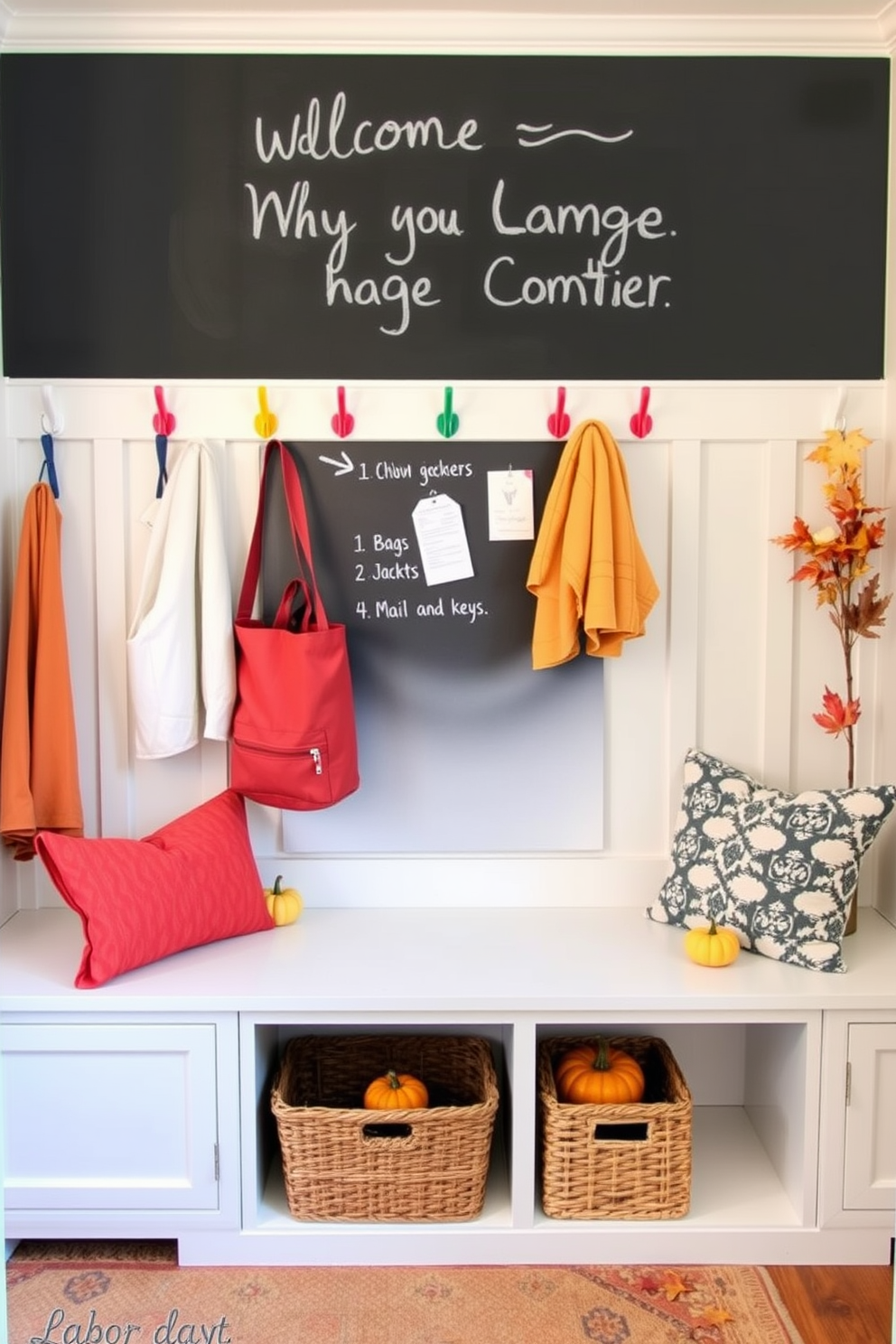 Labor Day Mudroom Decorating Ideas 22