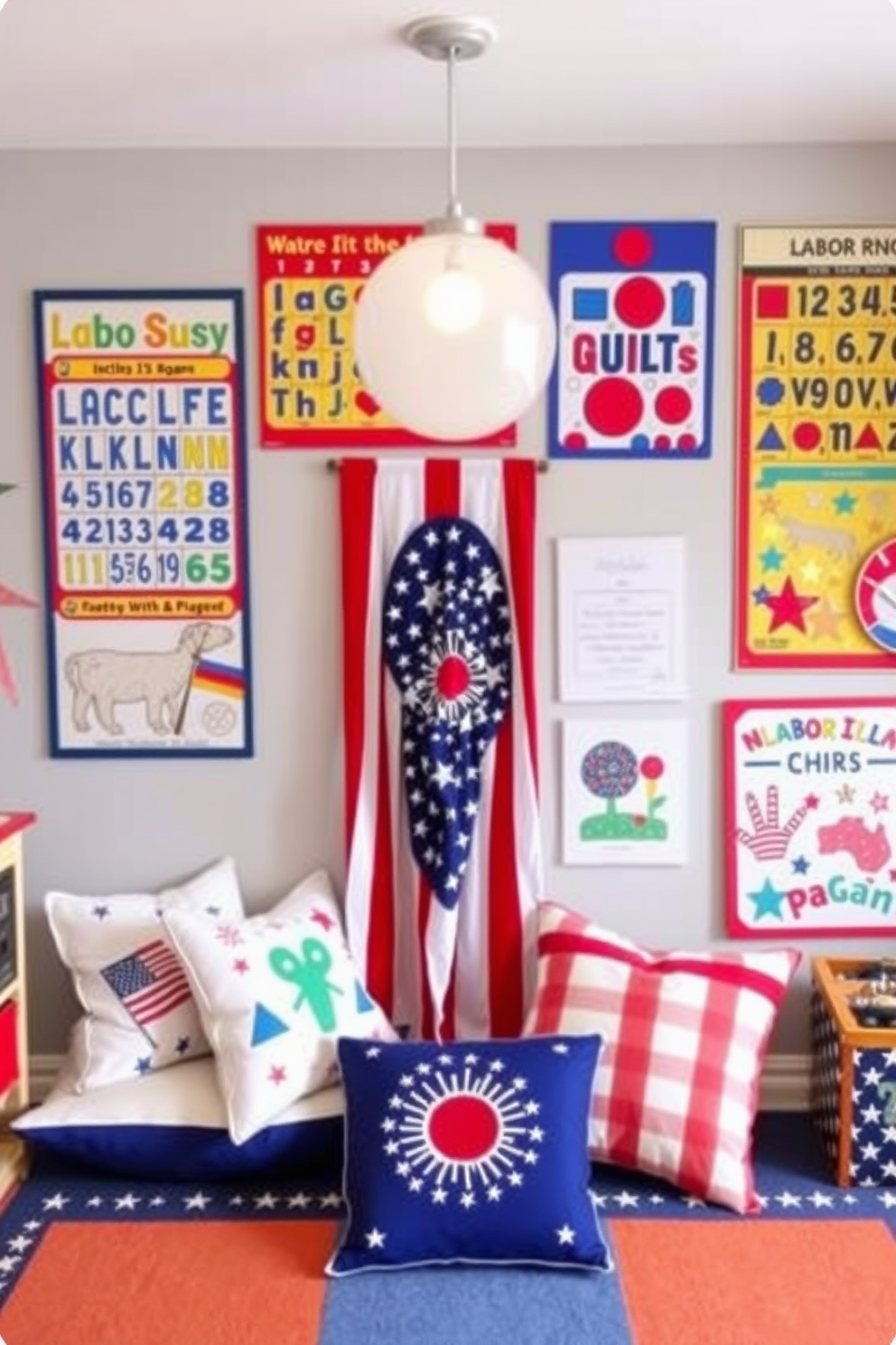 Labor Day Playroom Decorating Ideas 24