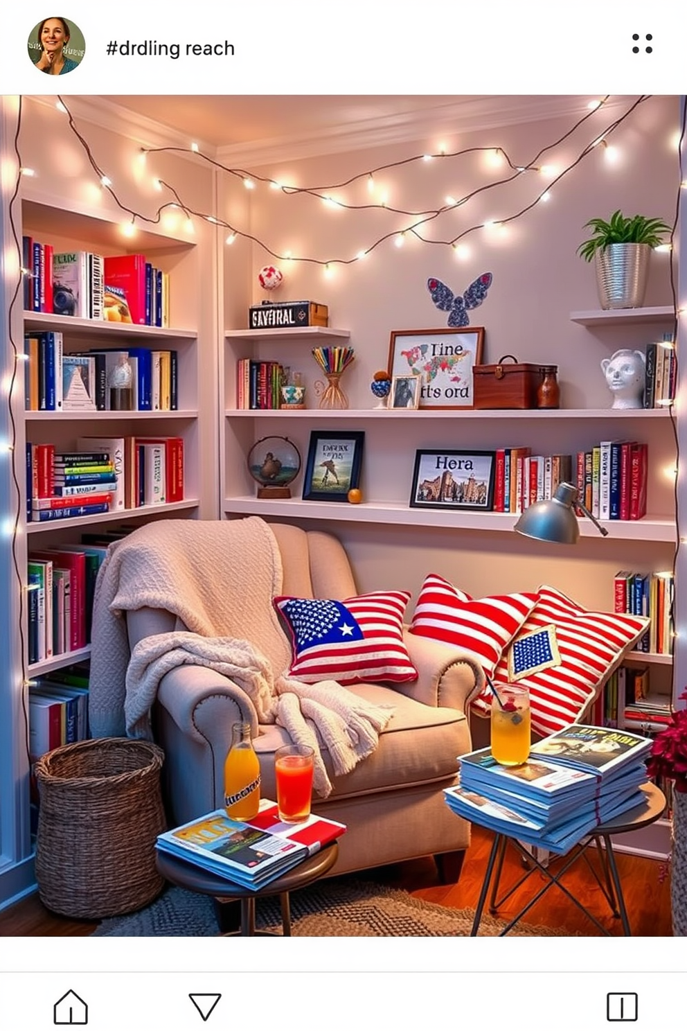 Labor Day Reading Nook Decorating Ideas 21