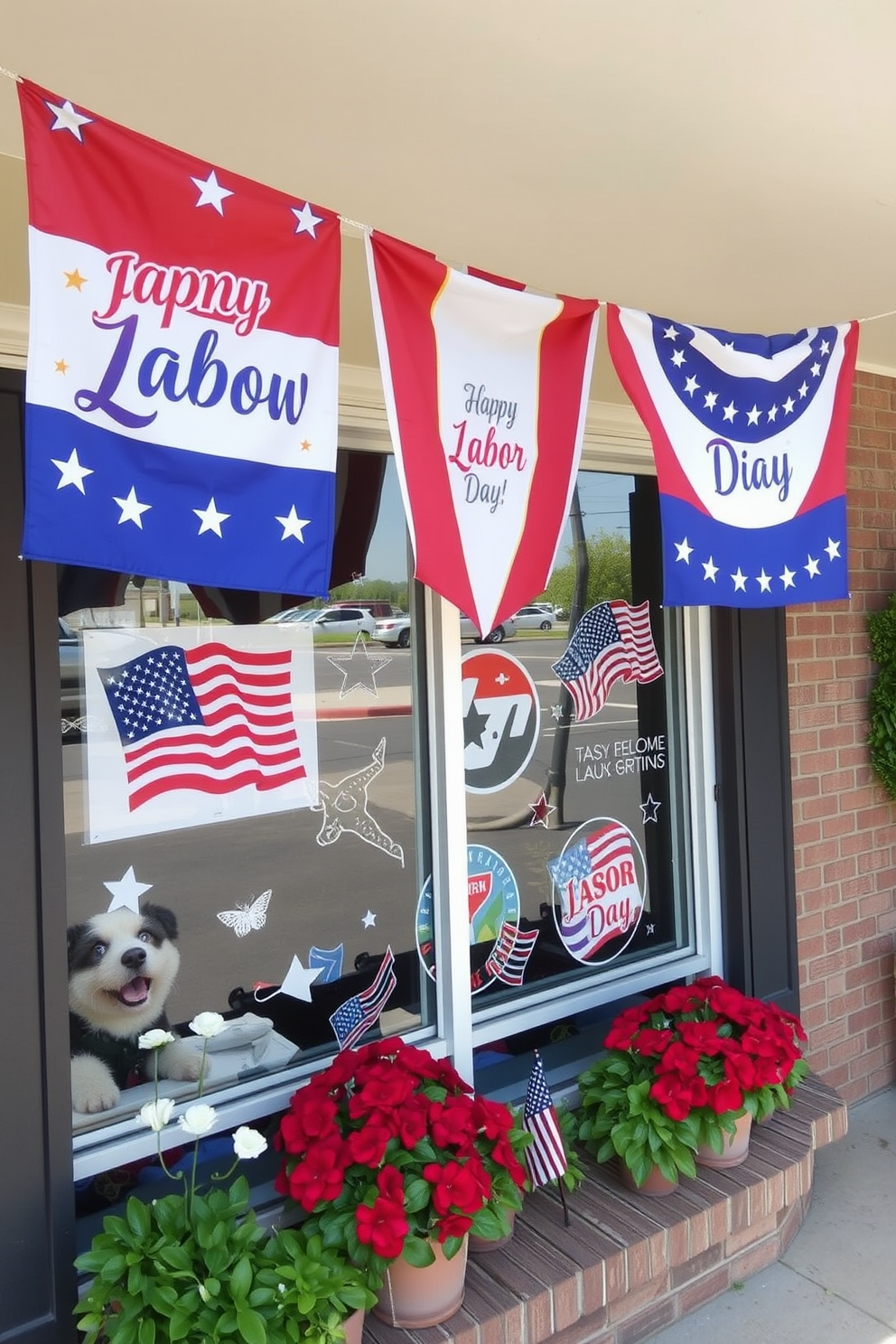 Labor Day Window Decorating Ideas 22